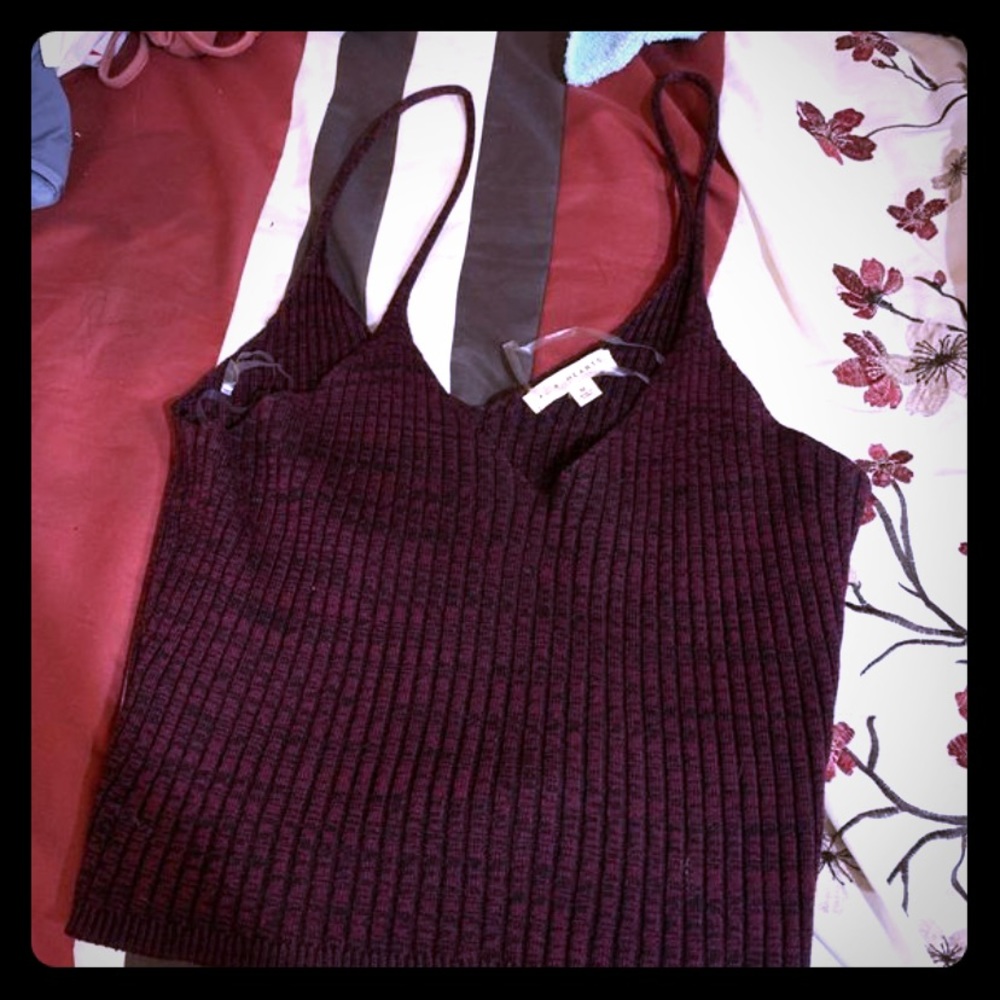 Maroon tank top